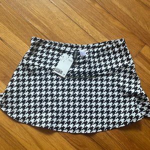 DIVIDED patterned mini skirt
